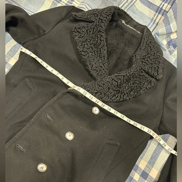 Wool coat- HEAVY Great WesternlROBITSHEK SCHNEIDER •MINNENPOLS Borg Pile - Picture 5 of 13